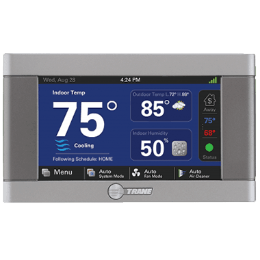 Trane XL824 connected controls.